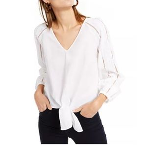INC Eyelet Tie- Front Top